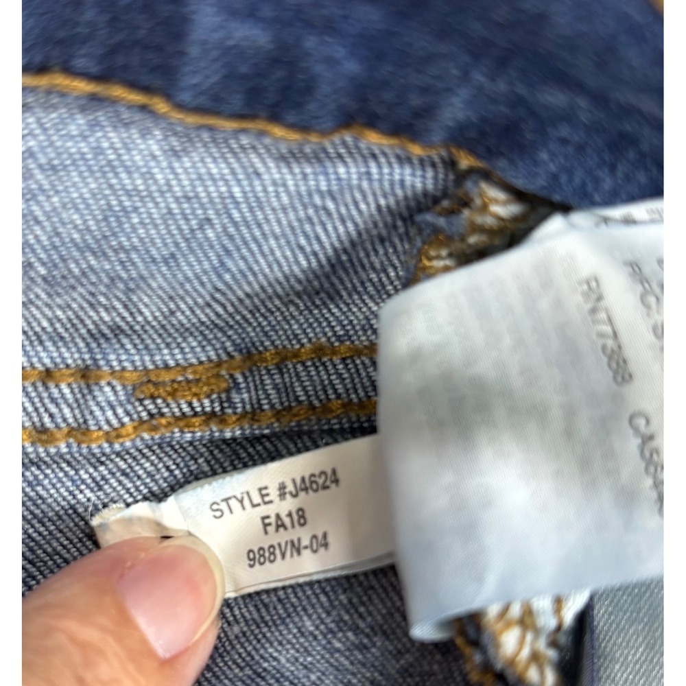 Madewell Skinny Jeans Women 27 Blue High Rise 10 Inch J4624 FA18 Faded Denim - Picture 5 of 8